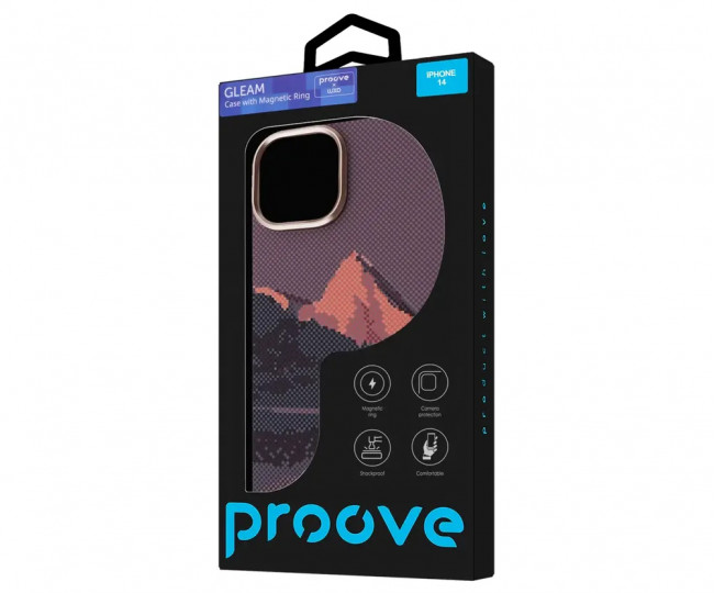 Чохол Proove Gleam Case with Magnetic Ring iPhone 14 (gold peak)